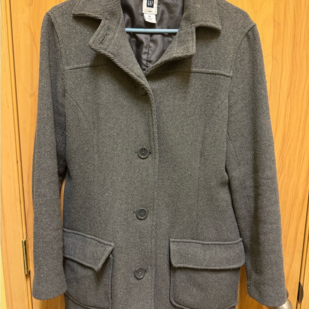 GAP Charcoal Pea Coat